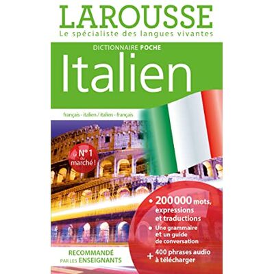 Larousse Italien : Dictionnaire Poche : Français-Italien, Italien-Français - Publicité Larousse Italien : Dictionnaire Poche : Français-Italien, Italien-Français - Publicité