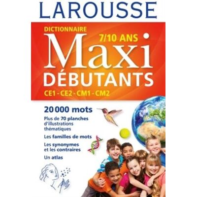 René Lagane Dictionnaire Maxi Débutants, 7-10 Ans, Ce1-Ce2-Cmi-Cm2 - Publicité René Lagane Dictionnaire Maxi Débutants, 7-10 Ans, Ce1-Ce2-Cmi-Cm2 - Publicité