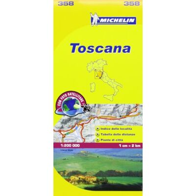 Michelin Toscana (Michelin Maps) - Publicité Michelin Toscana (Michelin Maps) - Publicité