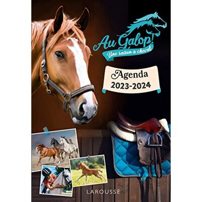 Larousse Agenda Scolaire Chevaux Au Galop 2023-2024 - Publicité Larousse Agenda Scolaire Chevaux Au Galop 2023-2024 - Publicité