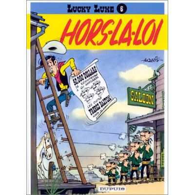 Morris Lucky Luke. Vol. 6. Hors-La-Loi - Publicité Morris Lucky Luke. Vol. 6. Hors-La-Loi - Publicité