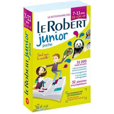Le Robert Junior Poche : Le Dictionnaire Des 7-11 Ans, Ce-Cm-6e - Publicité Le Robert Junior Poche : Le Dictionnaire Des 7-11 Ans, Ce-Cm-6e - Publicité