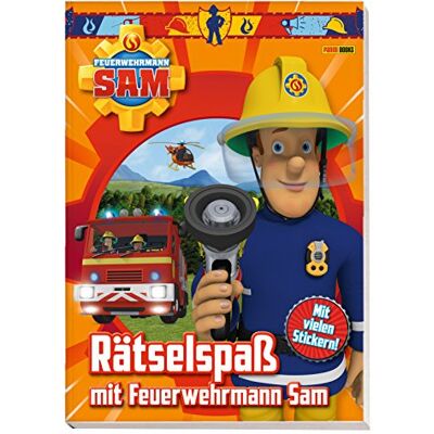 Panini Feuerwehrmann Sam: Rätselspaß Mit Feuerwehrmann Sam: Mit Stickern - Publicité Panini Feuerwehrmann Sam: Rätselspaß Mit Feuerwehrmann Sam: Mit Stickern - Publicité