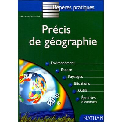 Anne-Marie Gérin-Grataloup Précis De Géographie - Publicité Anne-Marie Gérin-Grataloup Précis De Géographie - Publicité