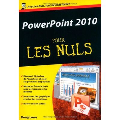 Doug Lowe Powerpoint 2010 Pour Les Nuls - Publicité Doug Lowe Powerpoint 2010 Pour Les Nuls - Publicité