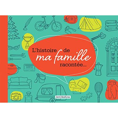Merci les livres L'Histoire De Ma Famille Racontée... Publicité Merci les livres L'Histoire De Ma Famille Racontée... Publicité