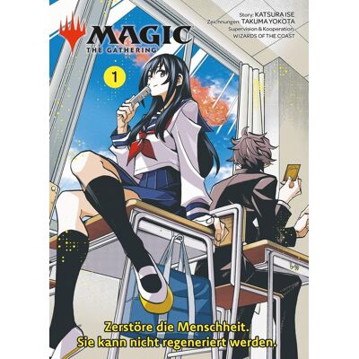 Katsura Ise Magic: The Gathering - Zerstöre Die Menschheit. Sie Kann Nicht Regeneriert Werden. 01: Der Romcom-Manga Um Das Weltweit Beliebte Kartenspiel - Publicité Katsura Ise Magic: The Gathering - Zerstöre Die Menschheit. Sie Kann Nicht Regeneriert Werden. 01: Der Romcom-Manga Um Das Weltweit Beliebte Kartenspiel - Publicité