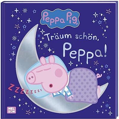 Peppa Pig: Träum Schön, Peppa!: Bilderbuch Mit Glänzender Folie Auf Dem Cover Für Kita-Kinder - Publicité Peppa Pig: Träum Schön, Peppa!: Bilderbuch Mit Glänzender Folie Auf Dem Cover Für Kita-Kinder - Publicité