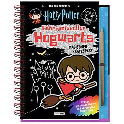 Panini Aus Den Filmen Zu Harry Potter: Geheimnisvolles Hogwarts: Magischer Kratzspaß (Mit Kratzstift): Kratze Glitzernde Motive Und Verborgene Bilder Frei! - Publicité Panini Aus Den Filmen Zu Harry Potter: Geheimnisvolles Hogwarts: Magischer Kratzspaß (Mit Kratzstift): Kratze Glitzernde Motive Und Verborgene Bilder Frei! - Publicité
