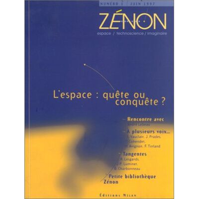 Collectif Zenon:Espace/technosc./imagi.N1 (Essais Doc) - Publicité Collectif Zenon:Espace/technosc./imagi.N1 (Essais Doc) - Publicité