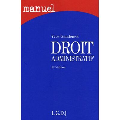 Yves Gaudemet Droit Administratif - Publicité Yves Gaudemet Droit Administratif - Publicité