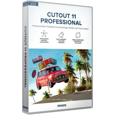 Franzis 70810 - Cutout 11 Professional (Win) - Publicité Franzis 70810 - Cutout 11 Professional (Win) - Publicité