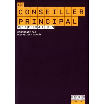 Collectif Le Conseiller Principal D'Éducation - Publicité Collectif Le Conseiller Principal D'Éducation - Publicité