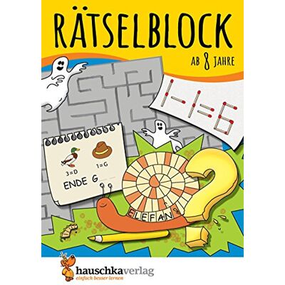 Agnes Spiecker Rätselblock Ab 8 Jahre: Kunterbunter Rätselspaß: Labyrinthe, Fehler Finden, Bilderrätsel, Punkte Verbinden U.V.M. (Rätseln, Knobeln, Logisches Denken, Band 633) - Publicité Agnes Spiecker Rätselblock Ab 8 Jahre: Kunterbunter Rätselspaß: Labyrinthe, Fehler Finden, Bilderrätsel, Punkte Verbinden U.V.M. (Rätseln, Knobeln, Logisches Denken, Band 633) - Publicité