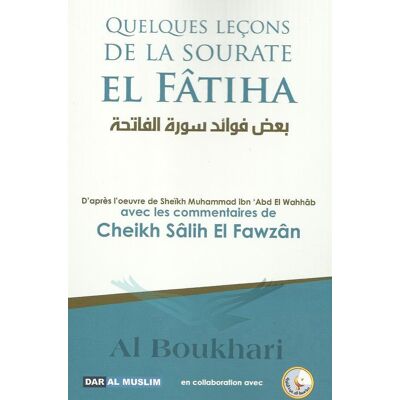 Quelques Leçons De La Sourate El-Fatiha - Publicité Quelques Leçons De La Sourate El-Fatiha - Publicité