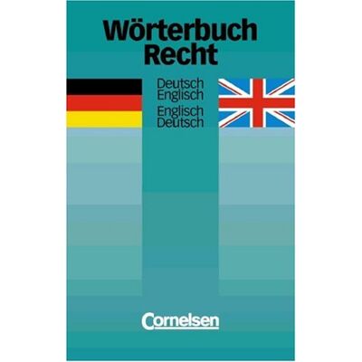 Walter Bachem Wörterbuch Recht: Deutsch-Englisch/englisch-Deutsch - Publicité Walter Bachem Wörterbuch Recht: Deutsch-Englisch/englisch-Deutsch - Publicité