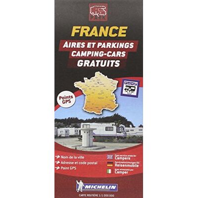 Michelin France Map - Free Motorhome Stopovers (Trailers Park Motor Home Stopovers) - Publicité Michelin France Map - Free Motorhome Stopovers (Trailers Park Motor Home Stopovers) - Publicité