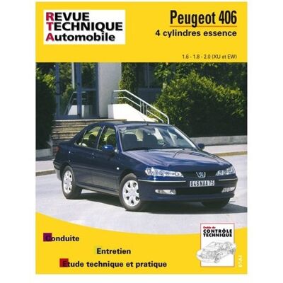 Collectif Revue Technique Automobile, N° 592.2. Peugeot 406 Essence (96/00) - Publicité Collectif Revue Technique Automobile, N° 592.2. Peugeot 406 Essence (96/00) - Publicité