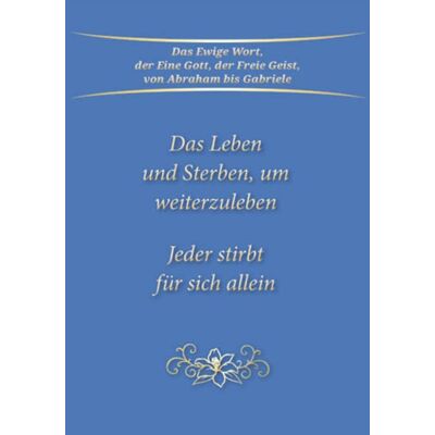 Gabriele Das Leben Und Sterben, Um Weiterzuleben: Jeder Stirbt Für Sich Allein - Publicité Gabriele Das Leben Und Sterben, Um Weiterzuleben: Jeder Stirbt Für Sich Allein - Publicité