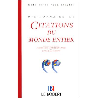 Collectif Dictionnaire De Citations Du Monde Entier - Publicité Collectif Dictionnaire De Citations Du Monde Entier - Publicité