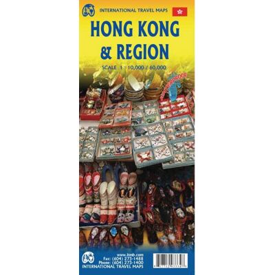 Collectif International Travel Map Itm Stadtplan Hong Kong & Region - Publicité Collectif International Travel Map Itm Stadtplan Hong Kong & Region - Publicité