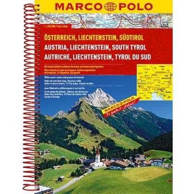 Marco Polo Reiseatlas Österreich/liechtenstein/südtirol/europa 1:200.000/1:4,5 Mio. (Marco Polo Road Atlases) - Publicité Marco Polo Reiseatlas Österreich/liechtenstein/südtirol/europa 1:200.000/1:4,5 Mio. (Marco Polo Road Atlases) - Publicité