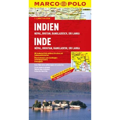 Marco Polo Kontinentalkarte Indien, Nepal, Bhutan, Bangladesch, Sri Lanka 1:2,5 Mio. Publicité Marco Polo Kontinentalkarte Indien, Nepal, Bhutan, Bangladesch, Sri Lanka 1:2,5 Mio. Publicité