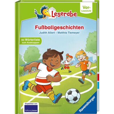 Judith Allert Fußballgeschichten - Lesen Lernen Mit Dem Leserabe - Erstlesebuch - Kinderbuch Ab 5 Jahren - Erstes Lesen - (Leserabe Vorlesestufe) - Erstleser Jungen - Kinderbuch Jungen - Fußball Erstleser - Publicité Judith Allert Fußballgeschichten - Lesen Lernen Mit Dem Leserabe - Erstlesebuch - Kinderbuch Ab 5 Jahren - Erstes Lesen - (Leserabe Vorlesestufe) - Erstleser Jungen - Kinderbuch Jungen - Fußball Erstleser - Publicité