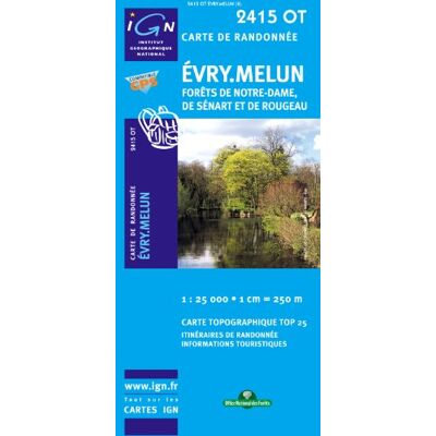 IGN Evry - Melun 1 : 25 000 - Publicité IGN Evry - Melun 1 : 25 000 - Publicité