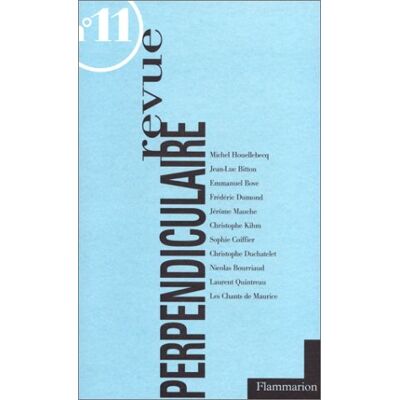 Collectif Perpendiculaire, N° 11 - Publicité Collectif Perpendiculaire, N° 11 - Publicité
