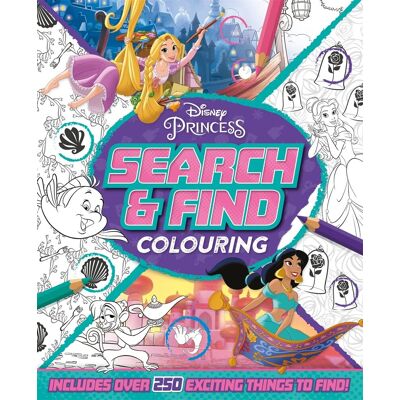 Walt Disney Disney Princess: Search & Find Colouring - Publicité Walt Disney Disney Princess: Search & Find Colouring - Publicité