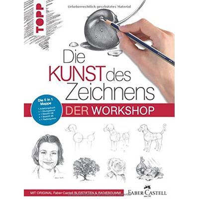 frechverlag Die Kunst Des Zeichnens - Der Workshop: 5 In 1 Mappe = 1 Anleitungsbuch + 1 Übungsblock + 1 Bleistift Hb + 1 Bleistift 2b + 1 Radiergummi - Publicité frechverlag Die Kunst Des Zeichnens - Der Workshop: 5 In 1 Mappe = 1 Anleitungsbuch + 1 Übungsblock + 1 Bleistift Hb + 1 Bleistift 2b + 1 Radiergummi - Publicité