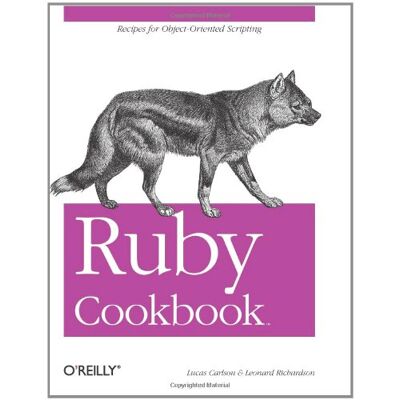 Lucas Carlson Ruby Cookbook (Cookbooks (O'Reilly)) - Publicité Lucas Carlson Ruby Cookbook (Cookbooks (O'Reilly)) - Publicité