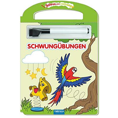 Trötsch Verlag GmbH & Co. KG Schreib Und Wisch Weg Erste Schwungübungen Mit Stift: 24 Seiten (Schreib Und Wisch Weg Lernhefte, Band 2) - Publicité Trötsch Verlag GmbH & Co. KG Schreib Und Wisch Weg Erste Schwungübungen Mit Stift: 24 Seiten (Schreib Und Wisch Weg Lernhefte, Band 2) - Publicité