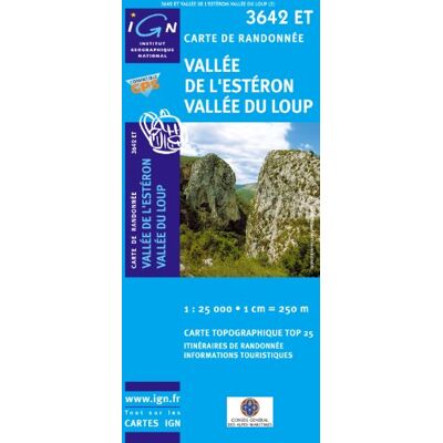 Vallée De L'Esteron / Vallée Du Loup 1 : 25 000 (Ign Map) - Publicité Vallée De L'Esteron / Vallée Du Loup 1 : 25 000 (Ign Map) - Publicité