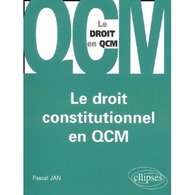 Pascal Jan Le Droit Constitutionnel En Qcm - Publicité Pascal Jan Le Droit Constitutionnel En Qcm - Publicité