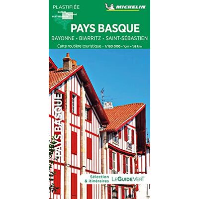 Carte Routière Et Touristique Pays Basque Michelin - Publicité Carte Routière Et Touristique Pays Basque Michelin - Publicité