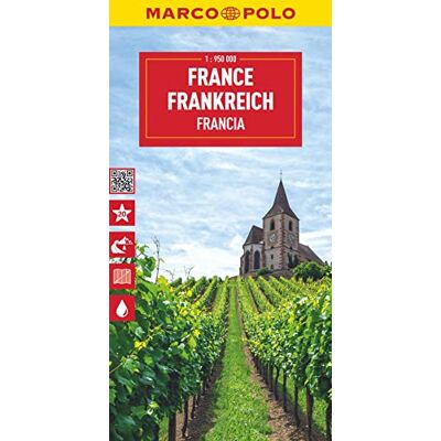 Marco Polo Reisekarte Frankreich 1:950.000 - Publicité Marco Polo Reisekarte Frankreich 1:950.000 - Publicité