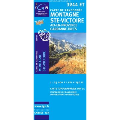 IGN Montagne Sainte-Victoire / Aix-En-Provence / Gardanne / Trets 1 : 25 000 - Publicité IGN Montagne Sainte-Victoire / Aix-En-Provence / Gardanne / Trets 1 : 25 000 - Publicité