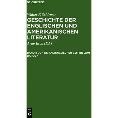 Schirmer, Walter F. Walter F. Schirmer: Geschichte Der Englischen Und Amerikanischen Literatur / Von Der Altenglischen Zeit Bis Zum Barock - Publicité Schirmer, Walter F. Walter F. Schirmer: Geschichte Der Englischen Und Amerikanischen Literatur / Von Der Altenglischen Zeit Bis Zum Barock - Publicité