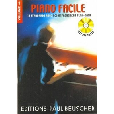 Collectif Partition : Piano Facile Vol. 1 + Cd - Publicité Collectif Partition : Piano Facile Vol. 1 + Cd - Publicité
