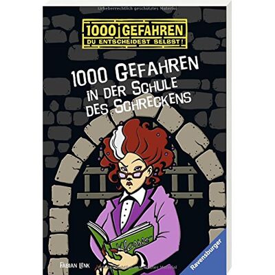 Fabian Lenk 1000 Gefahren In Der Schule Des Schreckens - Publicité Fabian Lenk 1000 Gefahren In Der Schule Des Schreckens - Publicité