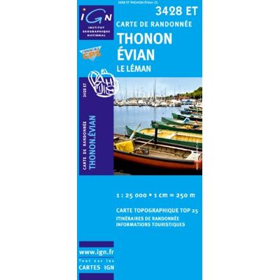 Thonon Évian 1 : 25 000: Ign.3428et - Publicité Thonon Évian 1 : 25 000: Ign.3428et - Publicité