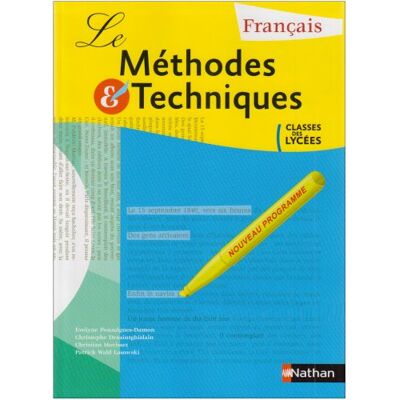 Nathan Les Méthodes Et Techniques, Français, Classes Des Lycées : Livre De L'Élève, Programme 2007 - Publicité Nathan Les Méthodes Et Techniques, Français, Classes Des Lycées : Livre De L'Élève, Programme 2007 - Publicité