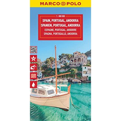Marco Polo Reisekarte Spanien, Portugal 1:1 Mio.: Andorra (Marco Polo Maps) - Publicité Marco Polo Reisekarte Spanien, Portugal 1:1 Mio.: Andorra (Marco Polo Maps) - Publicité