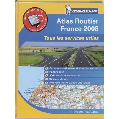 Michelin Atlas Routier France 2008 : Tous Les Services Utiles - Publicité Michelin Atlas Routier France 2008 : Tous Les Services Utiles - Publicité