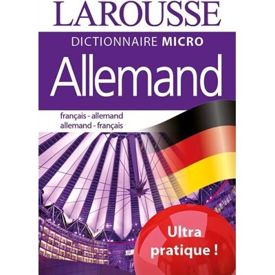 Dictionnaire Micro Larousse Allemand : Français-Allemand, Allemand-Français - Publicité Dictionnaire Micro Larousse Allemand : Français-Allemand, Allemand-Français - Publicité