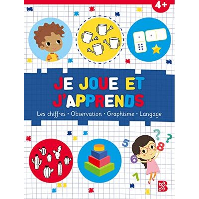 Ballon Je Joue Et J'Apprends 4 + : Les Chiffres, Observation, Graphisme, Langage - Publicité Ballon Je Joue Et J'Apprends 4 + : Les Chiffres, Observation, Graphisme, Langage - Publicité