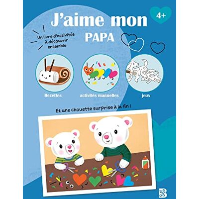 XXX J'Aime Mon Papa : Un Livre D'Activités À Découvrir Ensemble - Publicité XXX J'Aime Mon Papa : Un Livre D'Activités À Découvrir Ensemble - Publicité