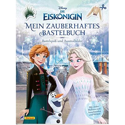 Walt Disney Disney Die Eiskönigin: Mein Zauberhaftes Bastelbuch - Bastelspaß Und Ausmalbilder!: Mit Vielen Motiven Zum Ausschneiden Und Kleben! (Disney Eiskönigin) - Publicité Walt Disney Disney Die Eiskönigin: Mein Zauberhaftes Bastelbuch - Bastelspaß Und Ausmalbilder!: Mit Vielen Motiven Zum Ausschneiden Und Kleben! (Disney Eiskönigin) - Publicité